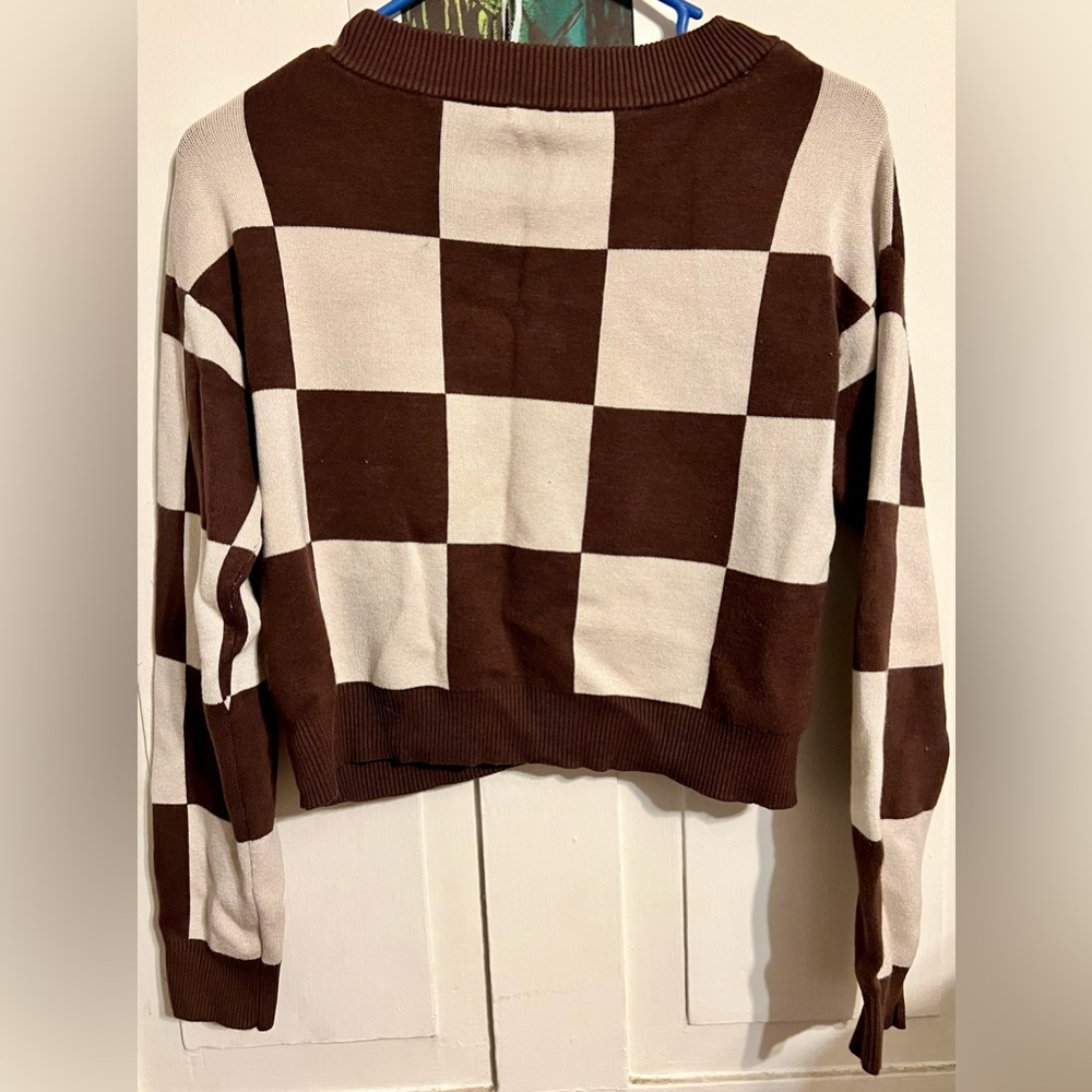 Checkered sweater - Picture 2 of 4